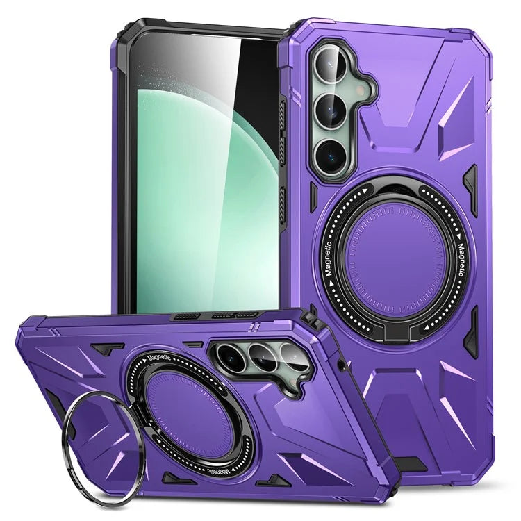 For Samsung Galaxy A15 5G Case Shock Absorbing TPU+PC Magnetic Smart Phone Cover