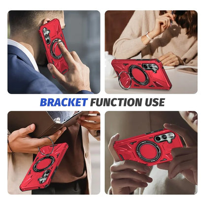 For Samsung Galaxy A15 5G Case Shock Absorbing TPU+PC Magnetic Smart Phone Cover