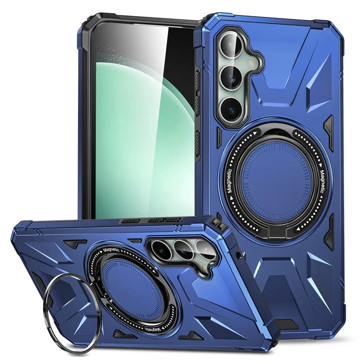 For Samsung Galaxy A15 5G Case Shock Absorbing TPU+PC Magnetic Smart Phone Cover