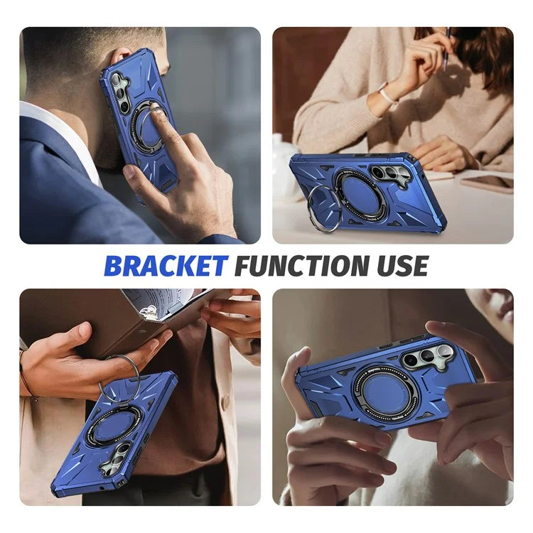For Samsung Galaxy A15 5G Case Shock Absorbing TPU+PC Magnetic Smart Phone Cover