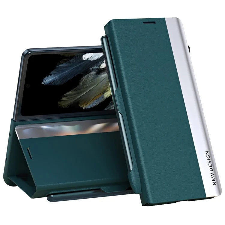 For OnePlus Open / Oppo Find N3 5G Case Electroplating Phone Cover with Pen Holder