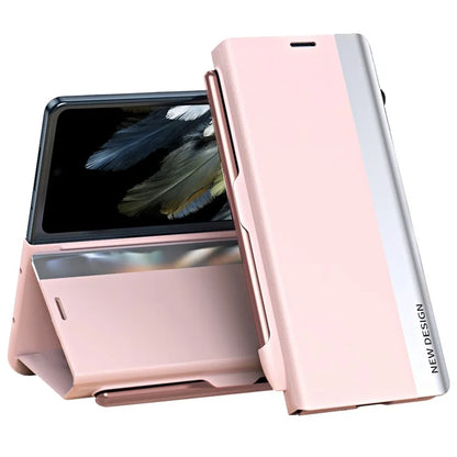 For OnePlus Open / Oppo Find N3 5G Case Electroplating Phone Cover with Pen Holder
