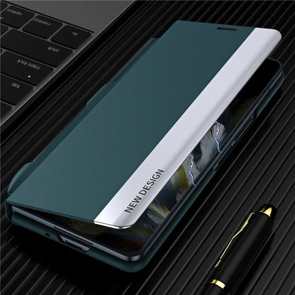 For OnePlus Open / Oppo Find N3 5G Case Electroplating Phone Cover with Pen Holder