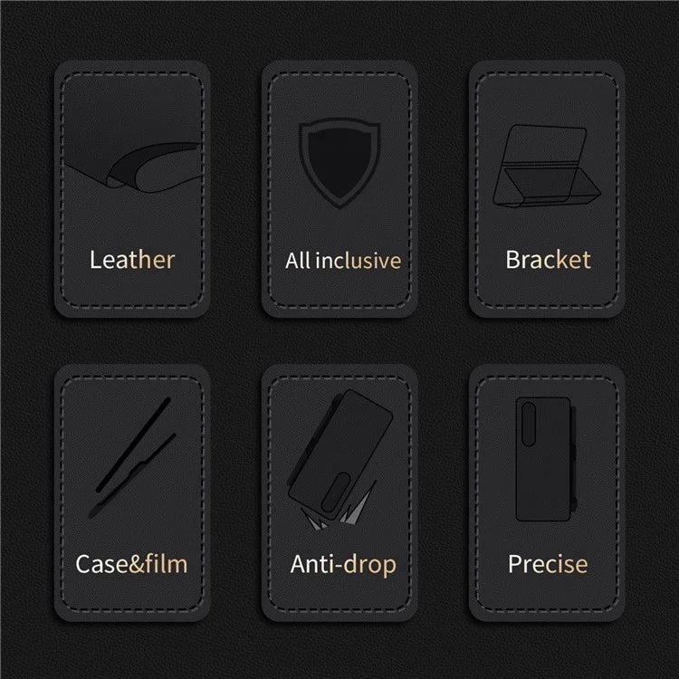 For OnePlus Open / Oppo Find N3 5G Case Electroplating Phone Cover with Pen Holder