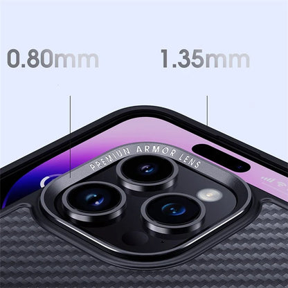 Compatible with MagSafe Phone Cover for iPhone 14 Pro Case Aramid Fiber Cell Phone Shell