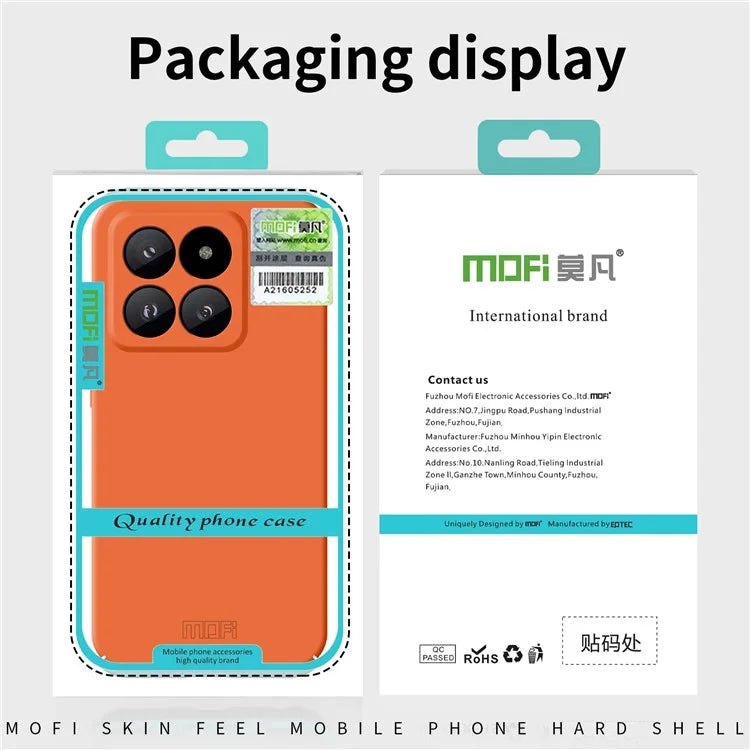 MOFI JK Qin Series For Xiaomi 14 Pro Phone Case TPU+Acrylic Soft Skin-touch Cover