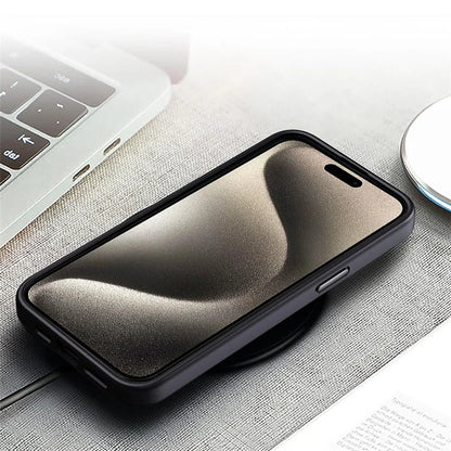 For iPhone 15 Plus Cell Phone Case Precise Lens Cutout TPU+PC Protective Cover
