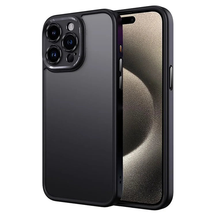 For iPhone 15 Pro Cover Precise Lens Cutout TPU+PC Anti-scratch Cell Phone Case