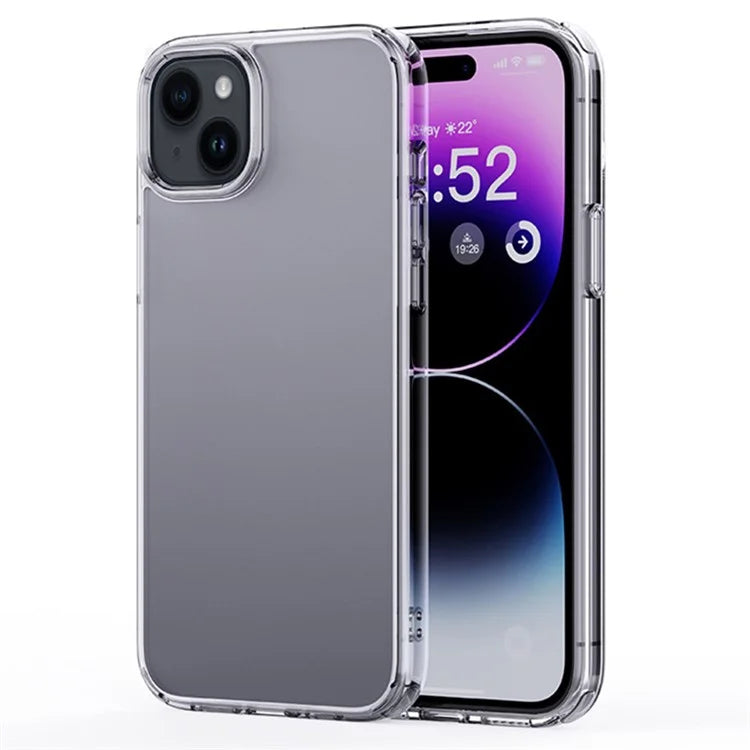 For iPhone 15 Cell Phone Cases Shockproof Matte TPU+PC Back Cover