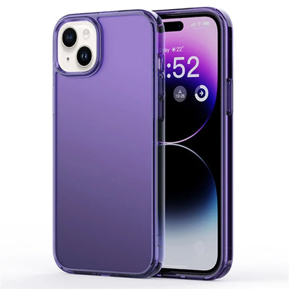 For iPhone 15 Plus Bump Proof Cell Phone Cases Matte TPU+PC Back Cover