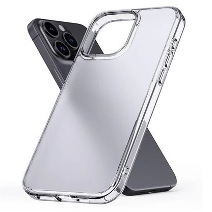 For iPhone 15 Pro Max Cell Phone Cases Matte TPU+PC Anti-drop Back Cover