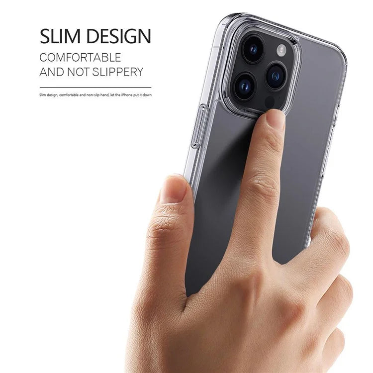 For iPhone 15 Pro Max Cell Phone Cases Matte TPU+PC Anti-drop Back Cover