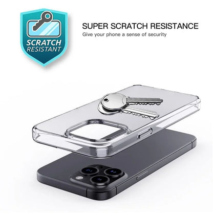 For iPhone 15 Pro Max Cell Phone Cases Matte TPU+PC Anti-drop Back Cover