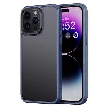 For iPhone 15 Pro Cell Phone Cases Aluminum Alloy Camera Frame TPU+PC Cover