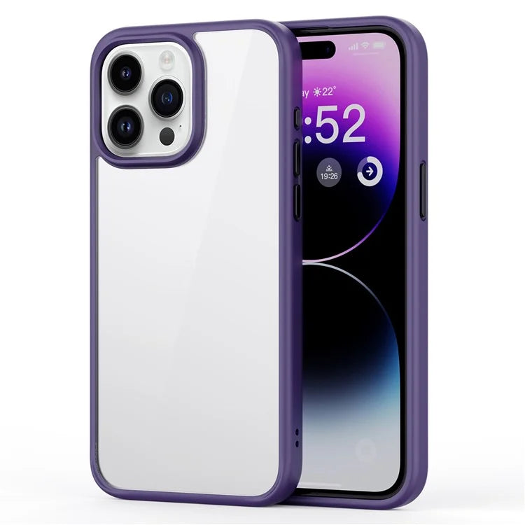 For iPhone 15 Pro Cell Phone Cases Drop Protection TPU+PC Back Cover