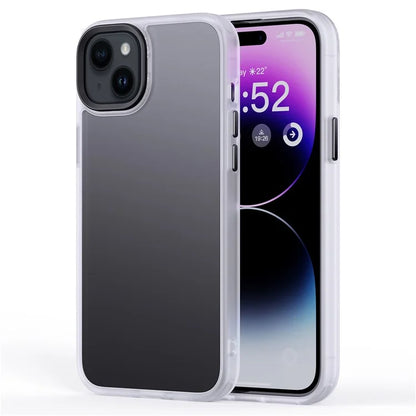 For iPhone 15 Phone Case TPU+PC Anti-Collision Cover
