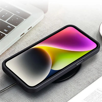 For iPhone 15 Phone Case TPU+PC Anti-Collision Cover