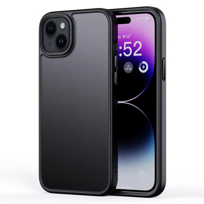 For iPhone 15 Phone Case TPU+PC Anti-Collision Cover