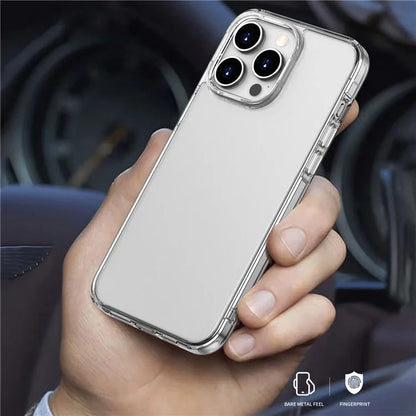 For iPhone 15 Pro Matte Phone Case TPU+PC Dual Guard Protection Cover