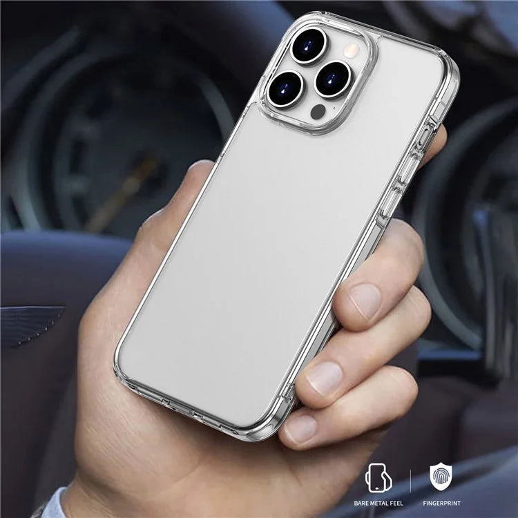 For iPhone 15 Pro Max TPU+PC Phone Case Anti-slip Matte Cover