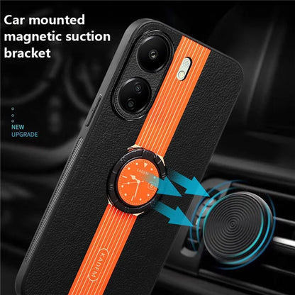 KADEM For Xiaomi Redmi 13C 4G / Poco C65 4G Ring Kickstand Cell Phone Cases Anti-fall Cover