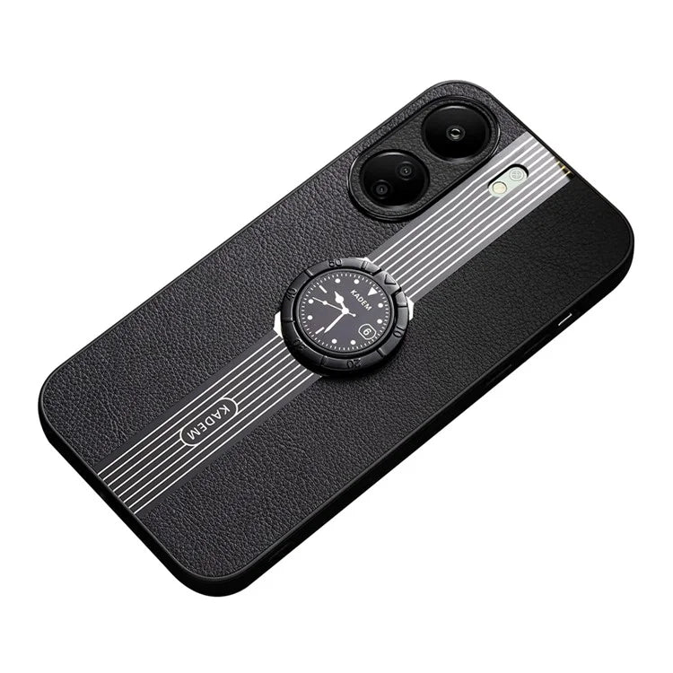 KADEM For Xiaomi Redmi 13C 4G / Poco C65 4G Ring Kickstand Cell Phone Cases Anti-fall Cover