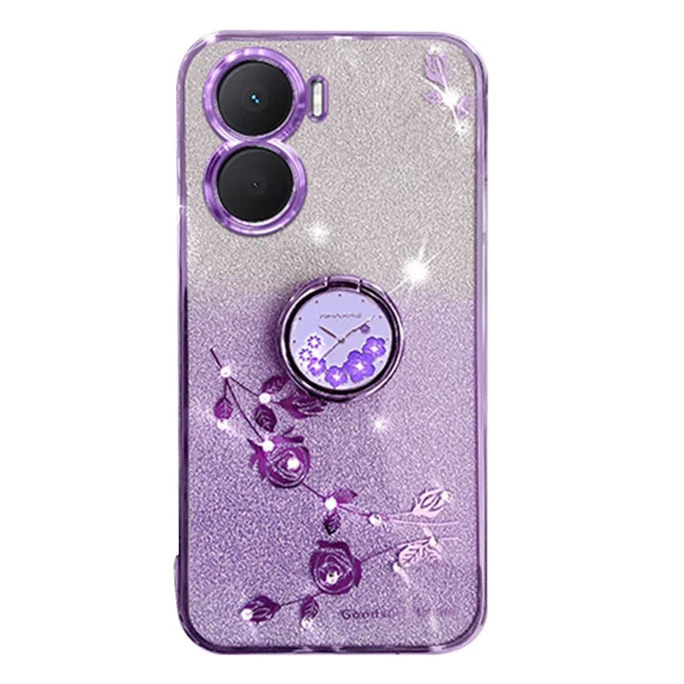 KADEM For Huawei nova 11 SE Cell Phone Cases Gradient Flower Pattern Kickstand TPU Cover