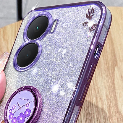 KADEM For Huawei nova 11 SE Cell Phone Cases Gradient Flower Pattern Kickstand TPU Cover