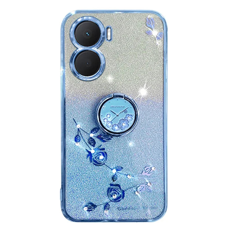 KADEM For Huawei nova 11 SE Cell Phone Cases Gradient Flower Pattern Kickstand TPU Cover