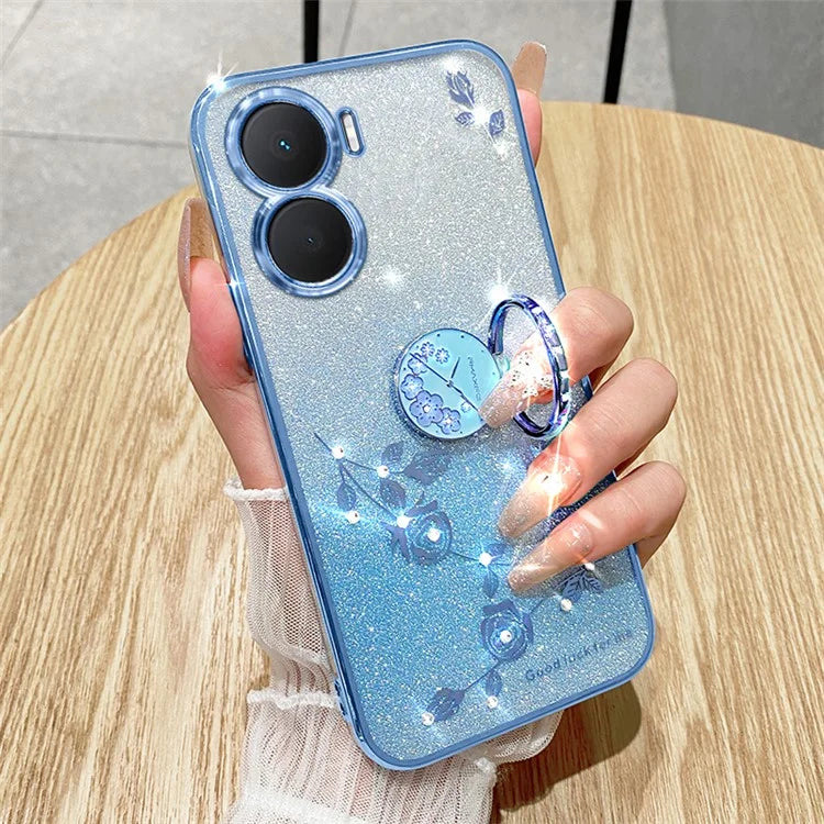 KADEM For Huawei nova 11 SE Cell Phone Cases Gradient Flower Pattern Kickstand TPU Cover