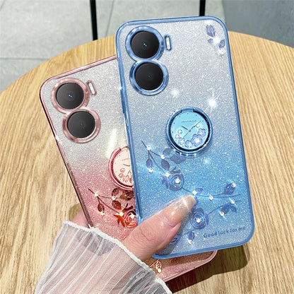 KADEM For Huawei nova 11 SE Cell Phone Cases Gradient Flower Pattern Kickstand TPU Cover