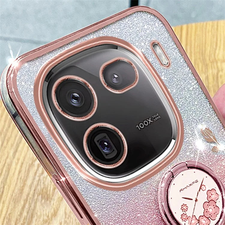 KADEM For vivo iQOO 12 Pro 5G Cover Ring Kickstand TPU Cell Phone Cases