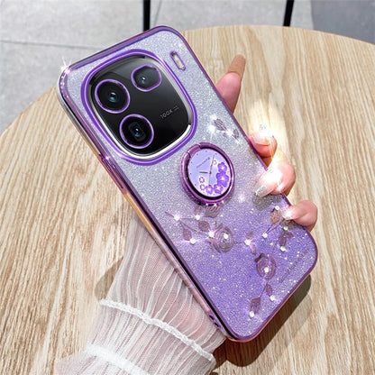KADEM For vivo iQOO 12 Pro 5G Cover Ring Kickstand TPU Cell Phone Cases