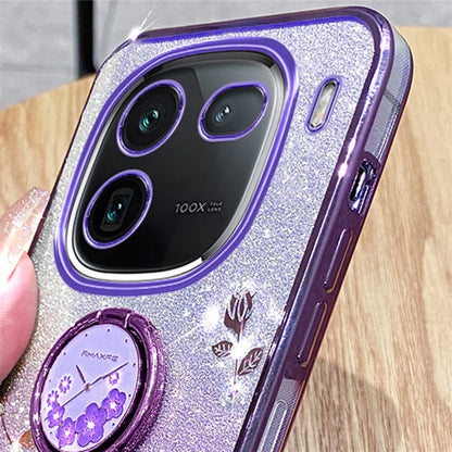 KADEM For vivo iQOO 12 Pro 5G Cover Ring Kickstand TPU Cell Phone Cases