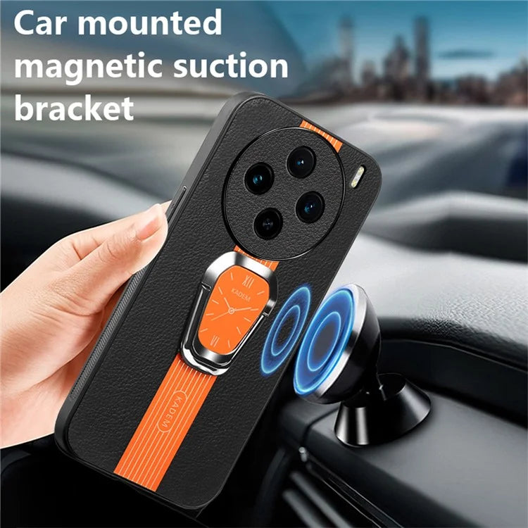KADEM For vivo X100 Pro 5G Cell Phone Cases Electroplating Back Cover with Kickstand