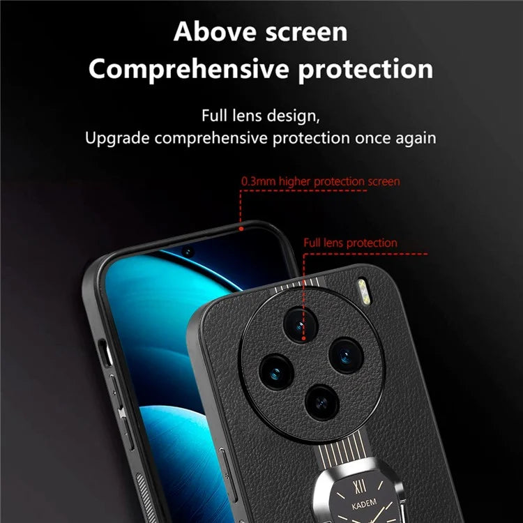 KADEM For vivo X100 Pro 5G Cell Phone Cases Electroplating Back Cover with Kickstand