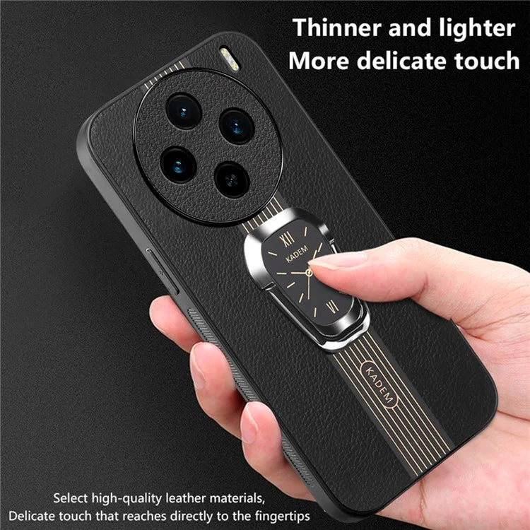 KADEM For vivo X100 Pro 5G Cell Phone Cases Electroplating Back Cover with Kickstand