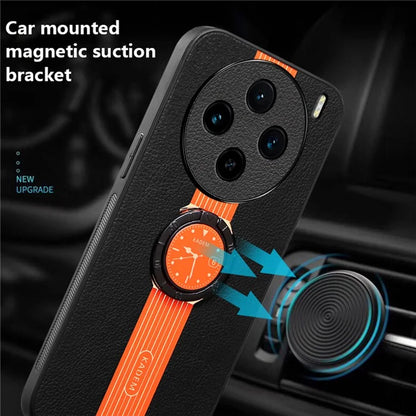 KADEM For vivo X100 Pro 5G Ring Kickstand Cell Phone Cases Back Guard Cover