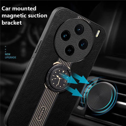 KADEM For vivo X100 Pro 5G Ring Kickstand Cell Phone Cases Back Guard Cover