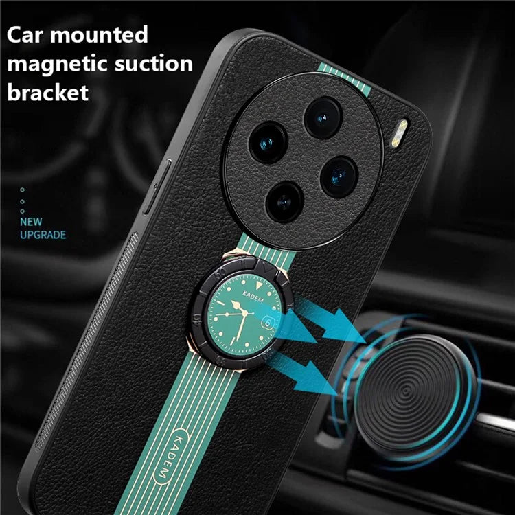 KADEM For vivo X100 Pro 5G Ring Kickstand Cell Phone Cases Back Guard Cover