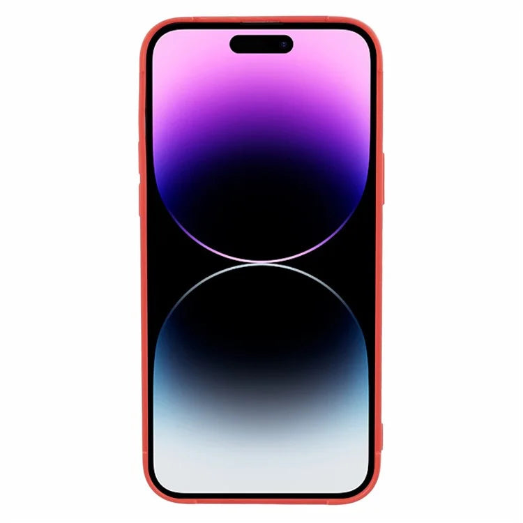 For iPhone 14 Pro Max Case Anti-drop Grid Down Jacket Texture TPU Phone Cover