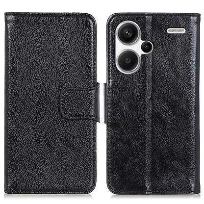 For Xiaomi Redmi Note 13 Pro+ 5G Case Nappa Texture Split Leather Phone Shell