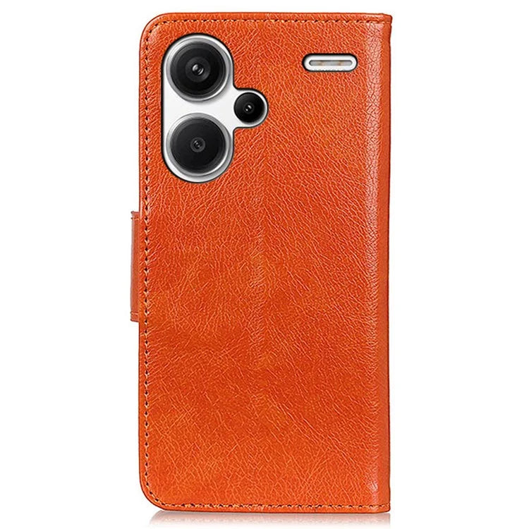 For Xiaomi Redmi Note 13 Pro+ 5G Case Nappa Texture Split Leather Phone Shell