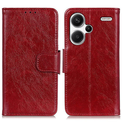 For Xiaomi Redmi Note 13 Pro+ 5G Case Nappa Texture Split Leather Phone Shell