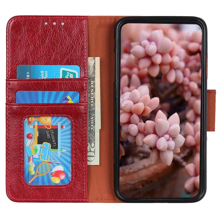 For Xiaomi Redmi Note 13 Pro+ 5G Case Nappa Texture Split Leather Phone Shell