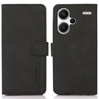 KHAZNEH For Xiaomi Redmi Note 13 Pro+ 5G Cell Phone Case Anti-scratch PU Leather Flip Cover