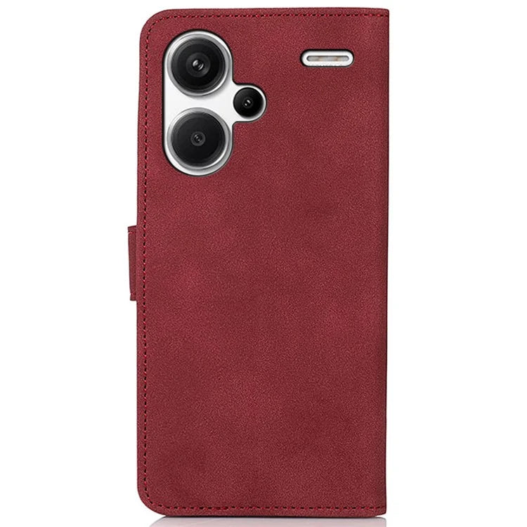 KHAZNEH For Xiaomi Redmi Note 13 Pro+ 5G Cell Phone Case Anti-scratch PU Leather Flip Cover