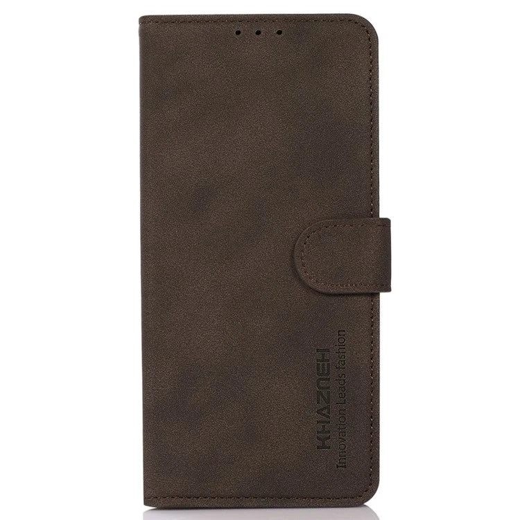 KHAZNEH For Xiaomi Redmi Note 13 Pro+ 5G Cell Phone Case Anti-scratch PU Leather Flip Cover