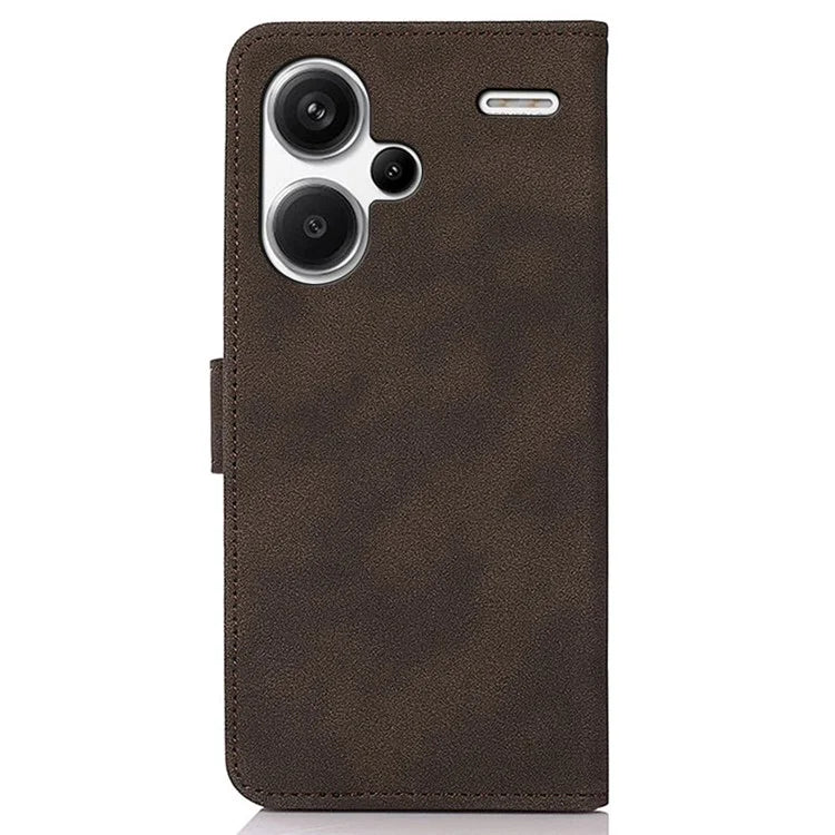KHAZNEH For Xiaomi Redmi Note 13 Pro+ 5G Cell Phone Case Anti-scratch PU Leather Flip Cover