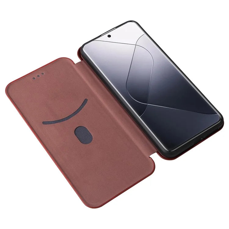For Xiaomi 14 Pro Case Card Holder Stand TPU + PU Leather Cell Phone Cover